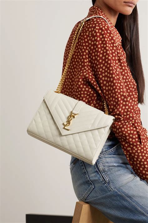 ysl envelop medium|YSL tri quilt envelope bag.